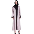 2018 heißer Verkauf muslimische Frauen Kleidung Polyester öffnen Abaya Kimono